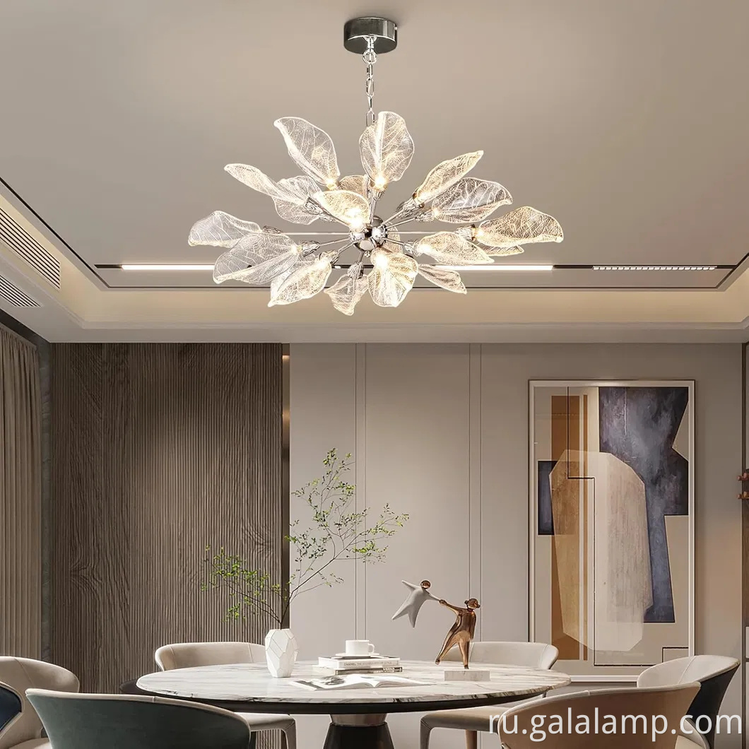 Элегантный ветвь висящего светильника для обеденного стола